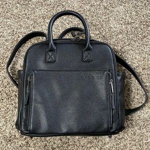 Ayla and Co mini diaper bag in black